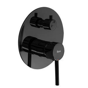 Set Doccia Da Incasso Rea Lungo Black Metallic + Box