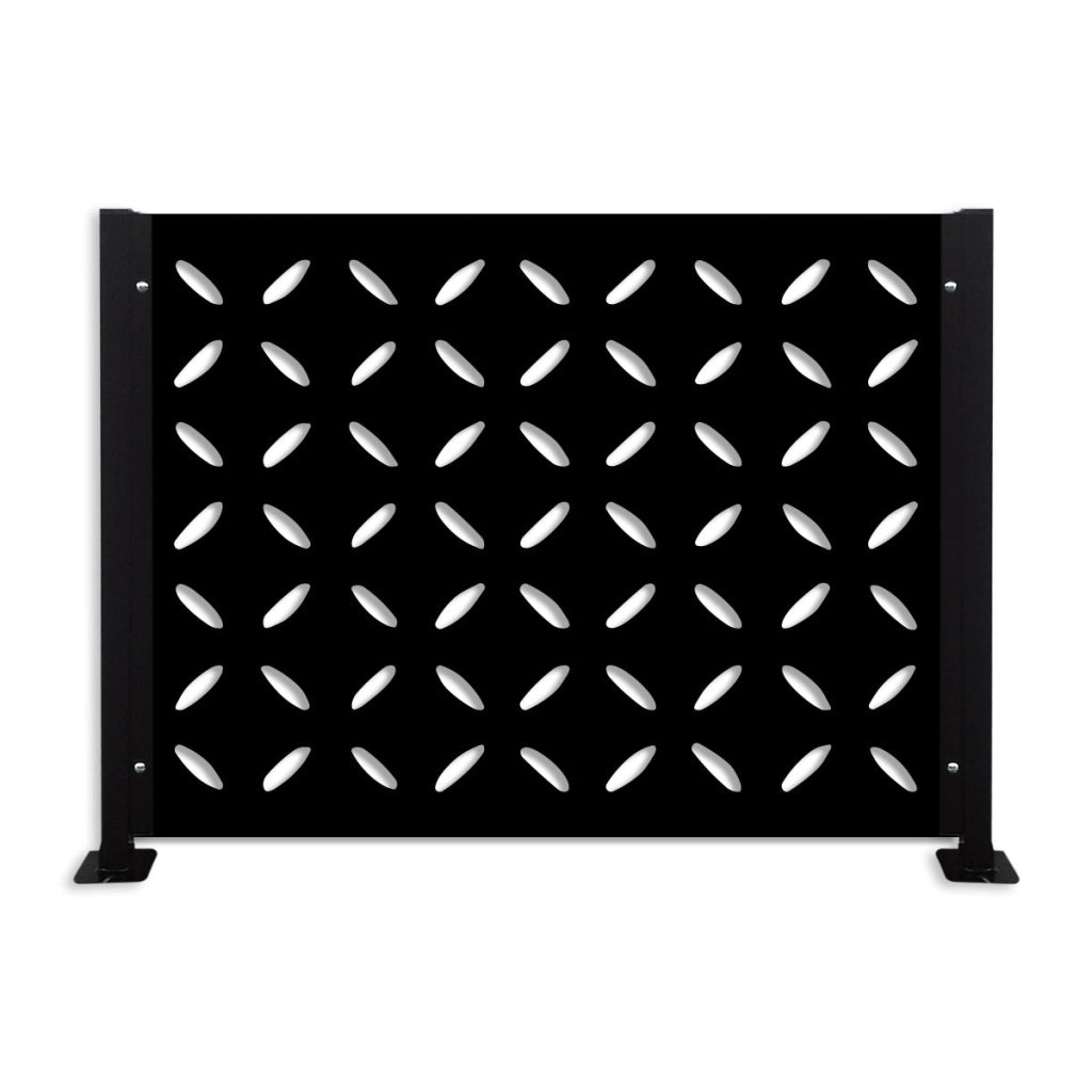 Ringhiera DEKOPLAST rettangolare mod. OXY-H Colore: nero
