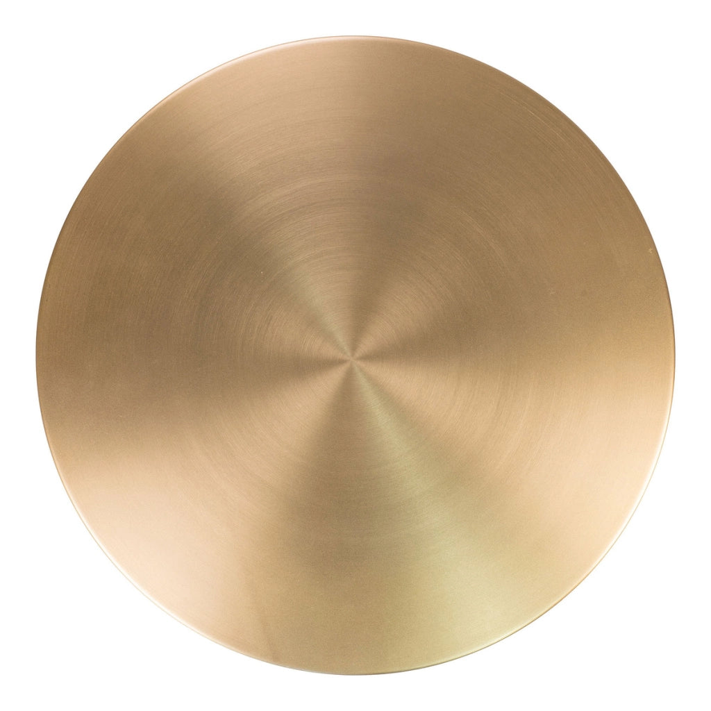 Tavolino Lecco, Ottone, Metallo, 51x51x52 cm