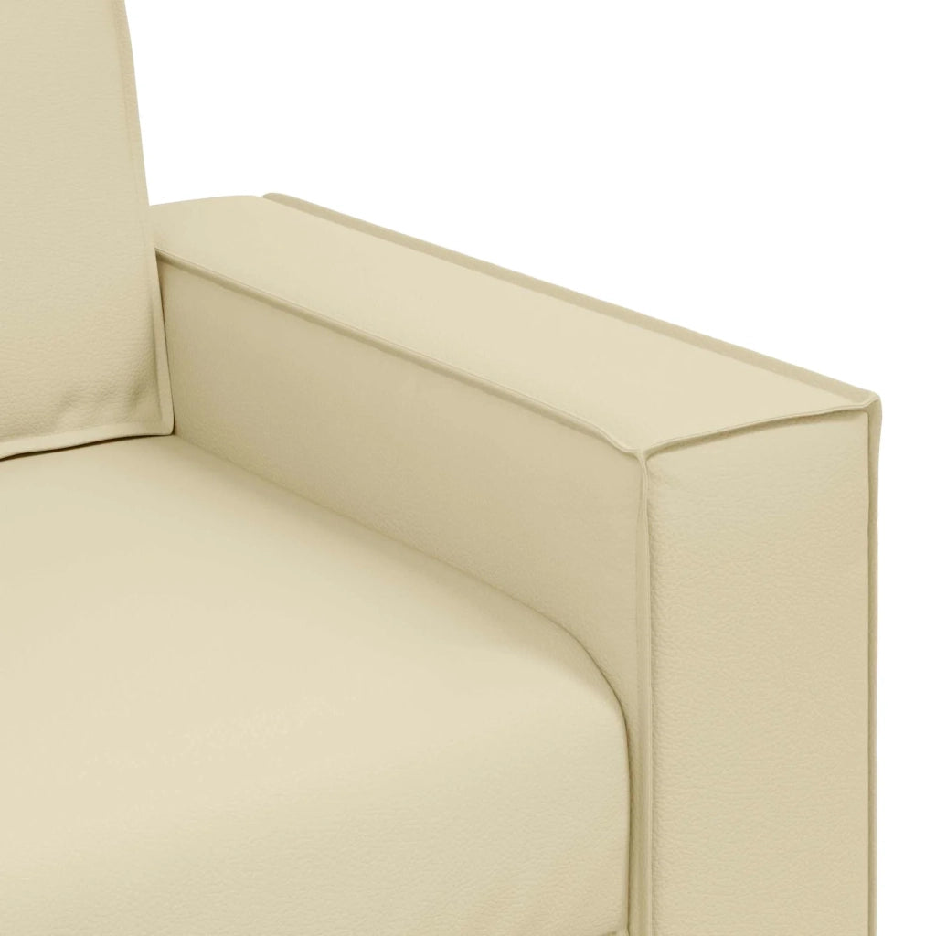 Divano | Divano da soggiorno | Sofa a due posti Crema 180 cm Pelle Sintetica