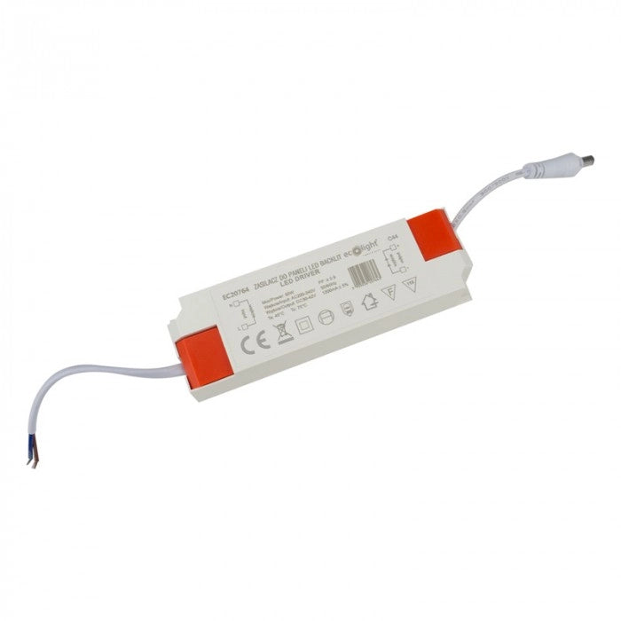 Pannello LED Ecolight 50W 4000K nero 119,5x29,5 cm