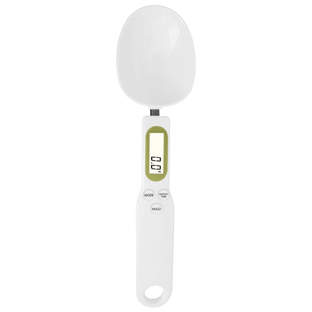 Cucchiaio dosatore elettronico con display LCD e tara integrata Bianco Avizar