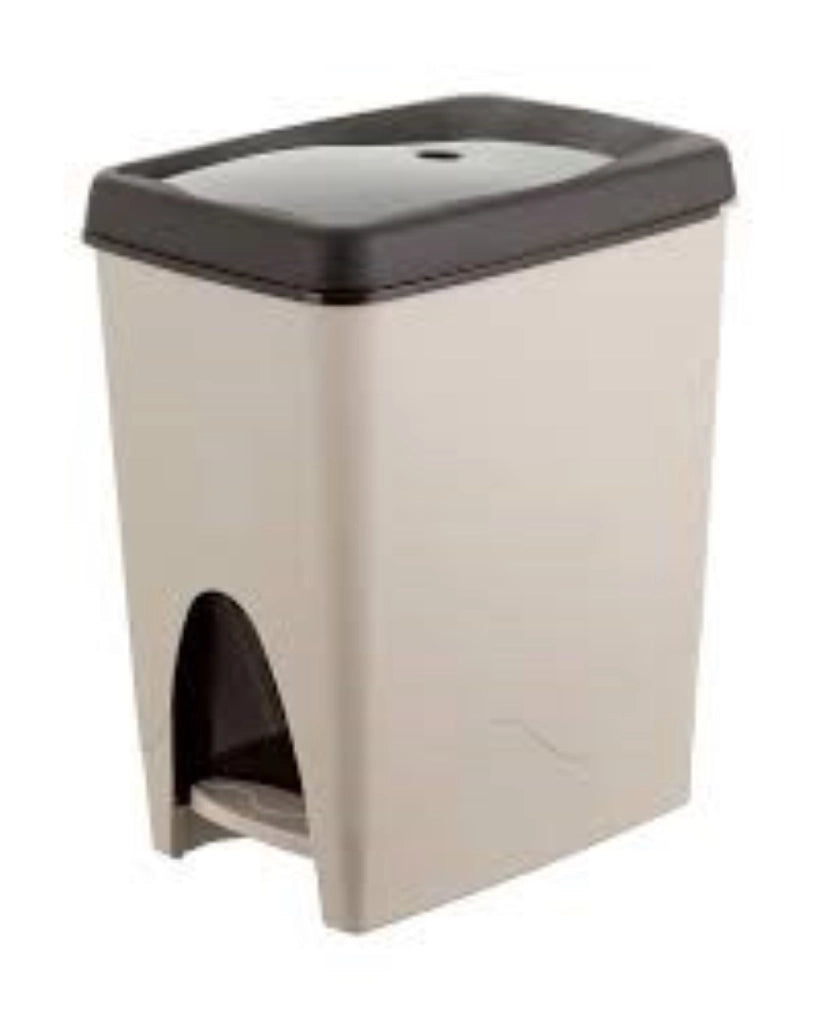 Pattumiera Secchio Quotidiana Litri 21 Assemblata Beige 23X25X40 Bama - Bama Spa