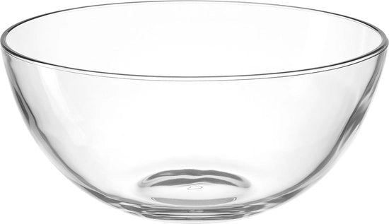Scatola per Insalata e Dessert in Vetro - Resistente al Lavastoviglie - 13,6 cm di Altezza