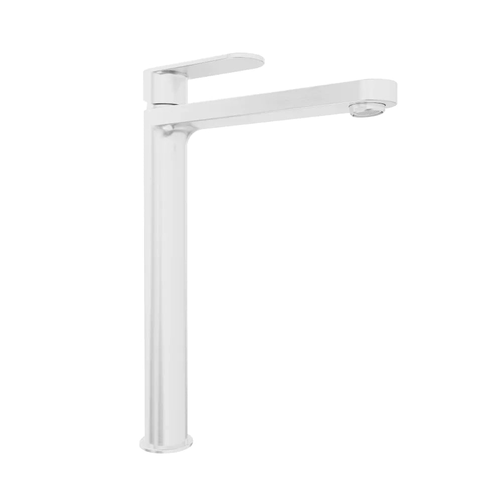 Miscelatore lavabo alto senza scarico nickel spazzolato | Margot