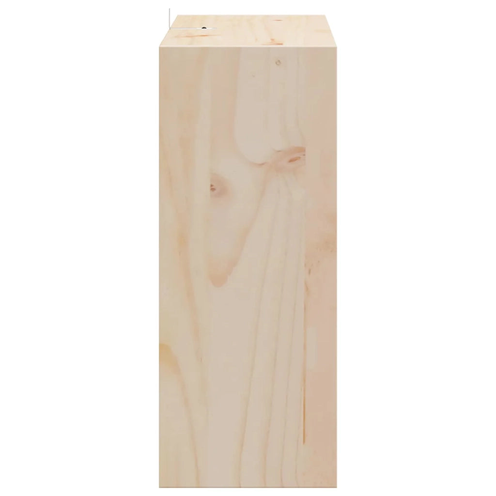 Portabottiglie 4 pcs Naturale 62 x 25 x 62 cm Pino massello 893316