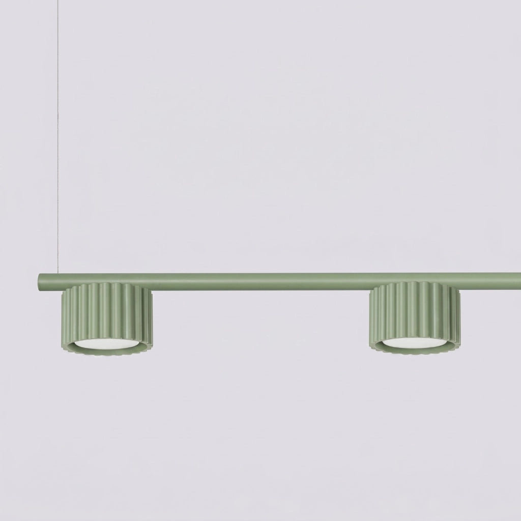Lampadario AURA 4 salvia Gx53