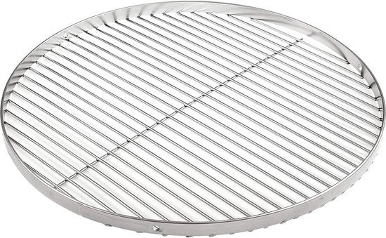Grill rottola 50 cm acciaio inossidabile stativo girevole con anello - fori - esterno - uncini Supporto per l'appendiporto