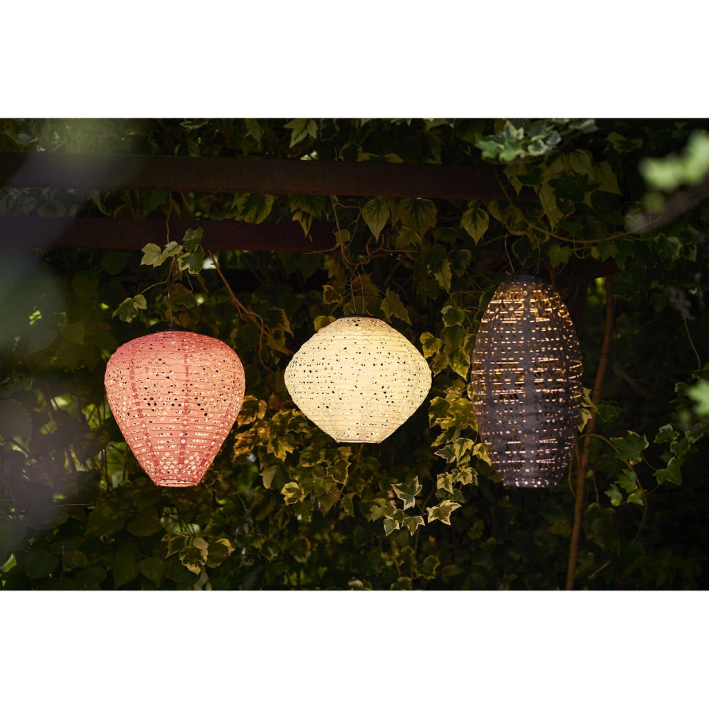 Lanterna Greatham, Rosa, Poliestere, 30x30x30 cm