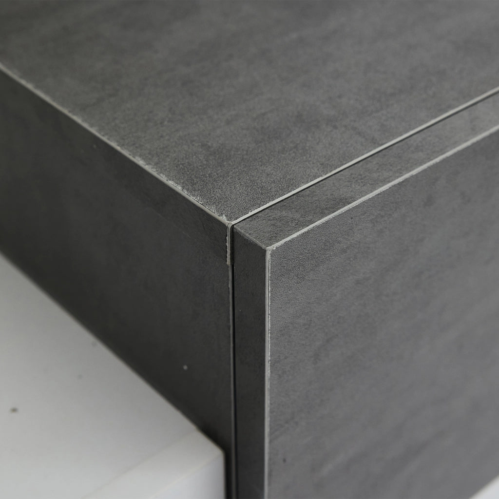 Cassettiera per TV Grigio+Bianco in truciolare 180 cm