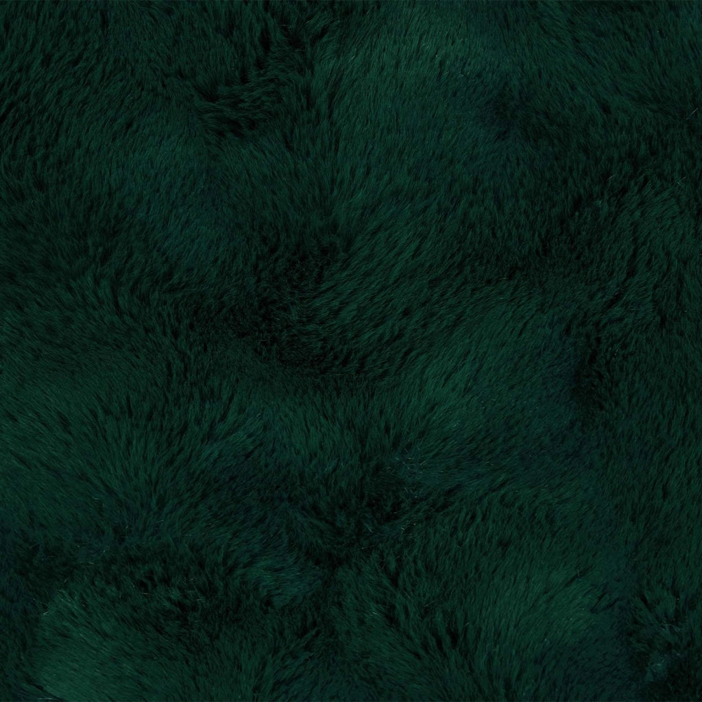 Coperta antiscivolo in sintetica di coniglio Olite Verde Scuro