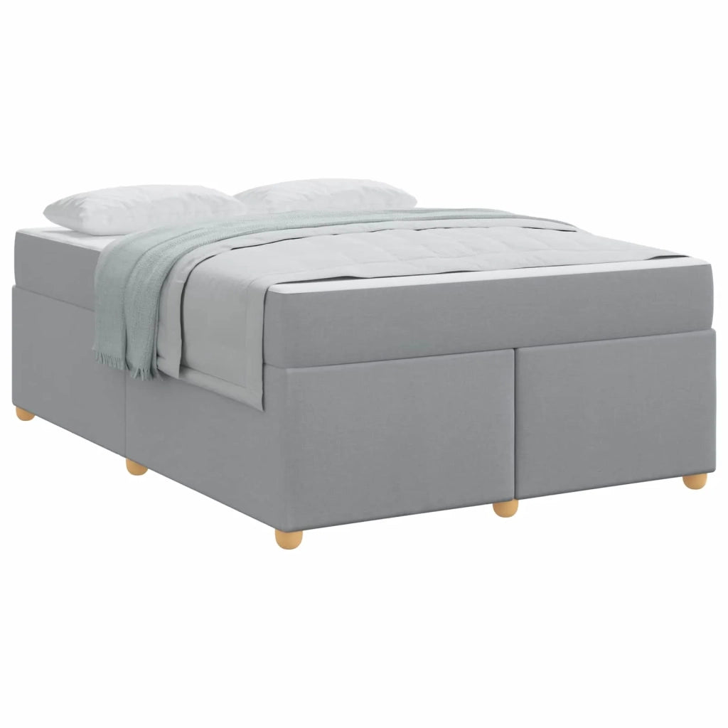 Struttura del letto Grigio chiaro 140 x 200 cm Tessuto 3399356