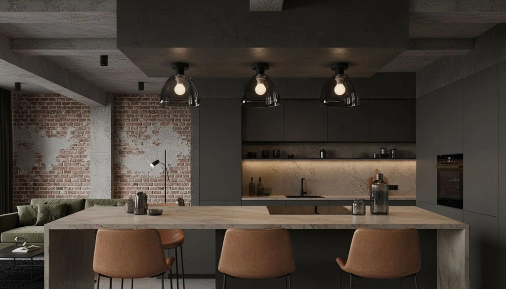 Lampada Da Soffitto APP1303-1C Black