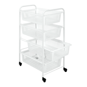 Scaffaletto 4 Piani Cm 46X35X76 Jumbotex - Metaltex