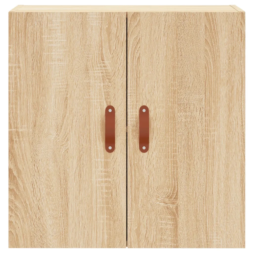 Mobile contenitore a parete pratico stile moderno 60 x 31 x 60 cm legno composito rovere Sonoma 02_0048787