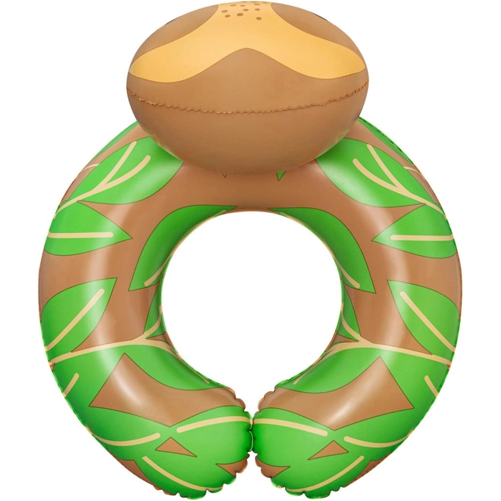 Trade Shop - Salvagente Galleggiante Gonfiabile Con Testa Animali Buffi Per Bambini 3-6 Anni 36405 -
