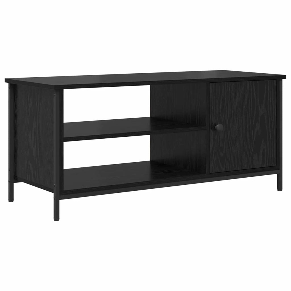 Mobile TV Rovere Nero 100 x 40 x 45 cm Legno multistrato 879479