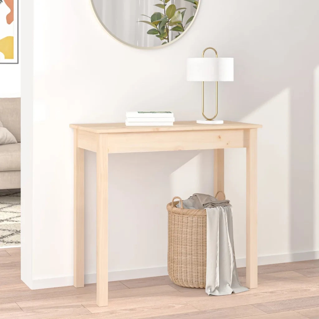 Tavolo Consolle | Tavolo d'Ingresso 80x40x75 cm in Legno Massello di Pino