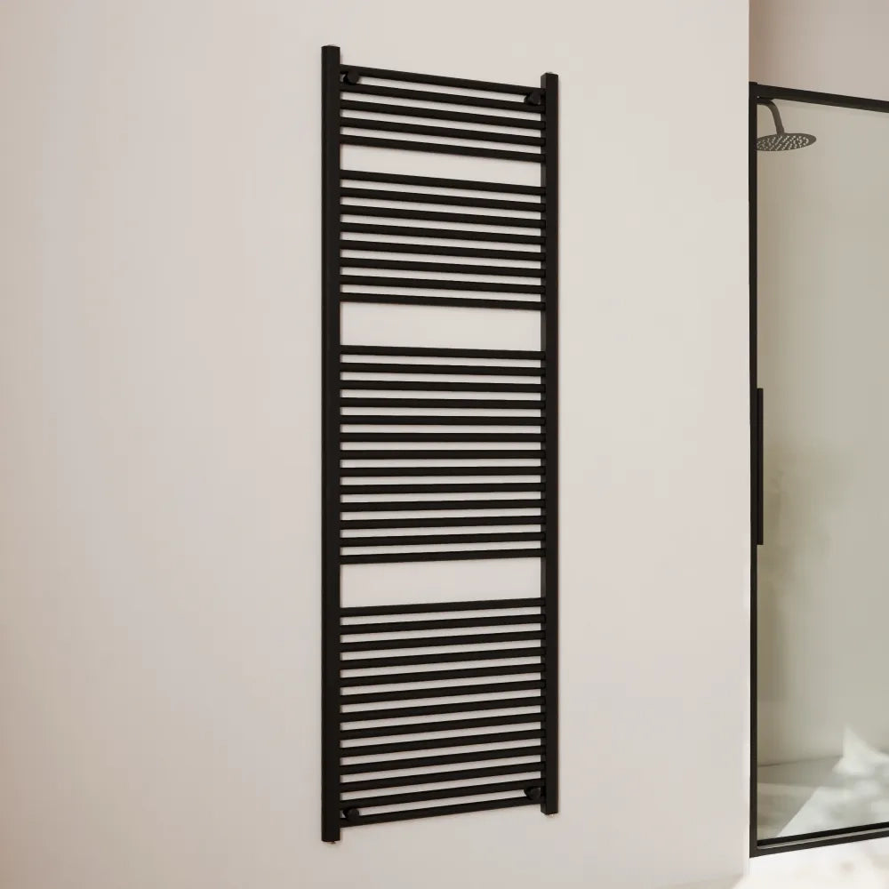 Termoarredo idraulico 1800x600 nero opaco interasse 550 | Polaris