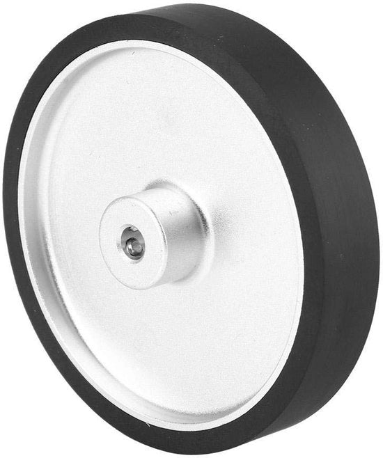Instrumento di misura rotante con ruota di 250mm - Contatore encoder - Gomma antiscivolo - Resistente all'usura - Staffa in alluminio - Buona rigidità