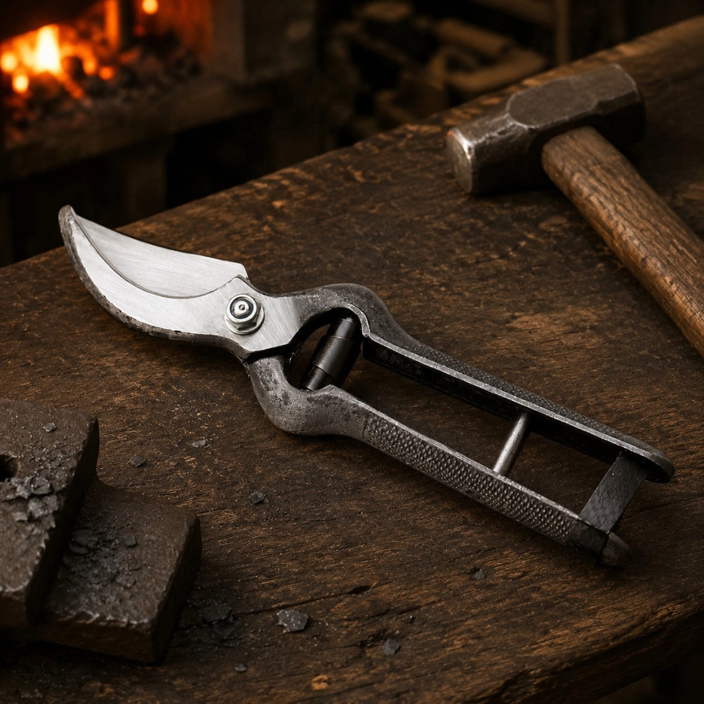 Ausonia forbice da vigna professionale 25 cm in acciaio forgiato e temprato