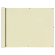 Schermo per balcone schermo per la privacy tessuto Oxford 90 x 400 cm crema 02_0010175