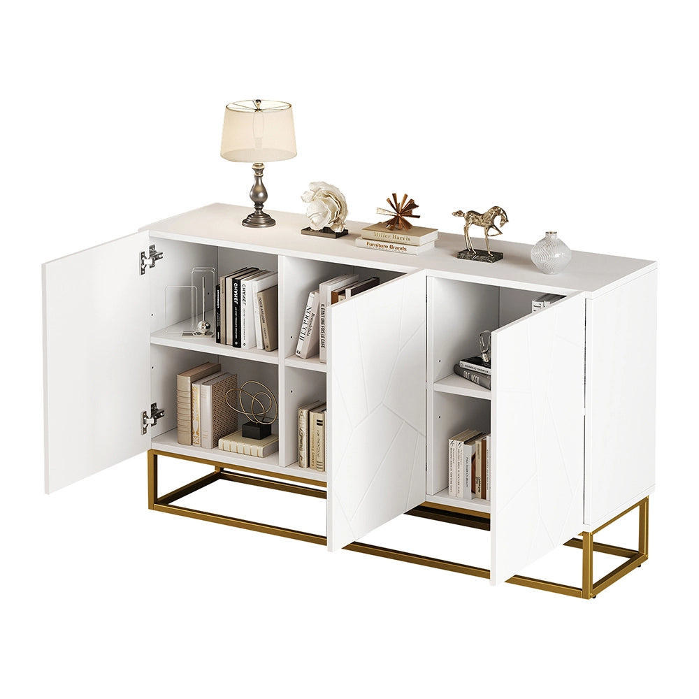 Buffet - Xylo - 4 scomparti 130cm lucido
