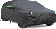 Copertura Auto Impermeabile con Lavorazione di Cotone per Protezione da Pioggia, Sole e Polvere - Nero, Dimensione Copertura Auto Completa XL: Max 510 cm