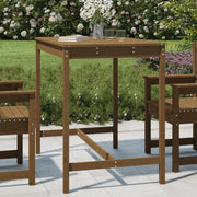 Tavolo da Giardino Ambra 121x82,5x110 cm Legno Massello di Pino 824091