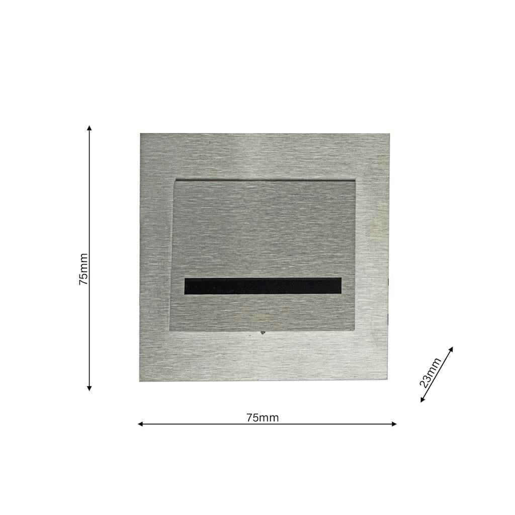 Lampada incasso scale Eko-Light EKS1138 0,6W argento 4000K