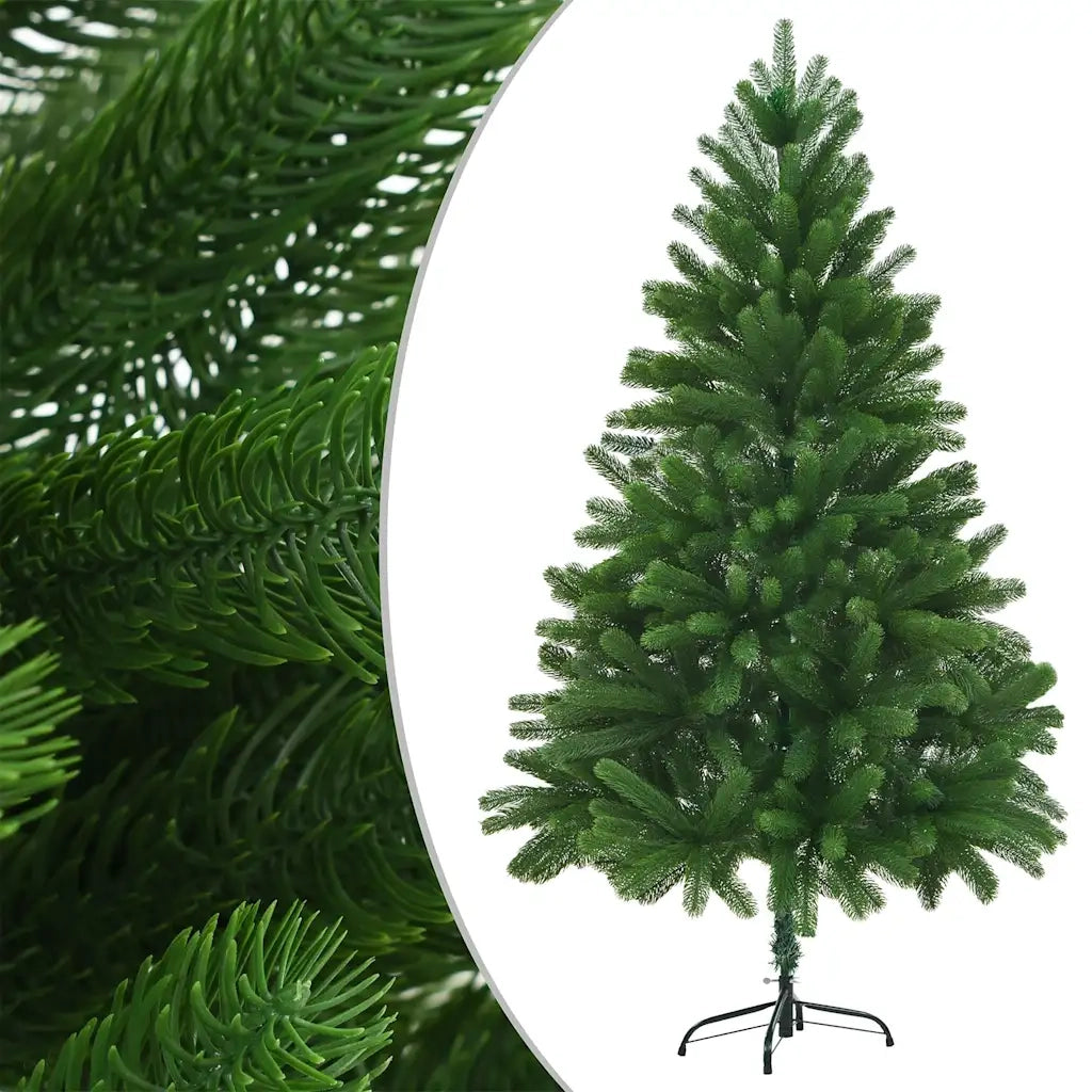 Albero di Natale Preilluminato con Palline Verde 180 cm 3077727