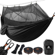 Materasso da campeggio ultraleggero - 300 x 200 cm - Capacità di carico 300 kg - Respira e si asciuga rapidamente - Nylon Parachute - Inclusi ganci premium a carabina e lacci in nylon