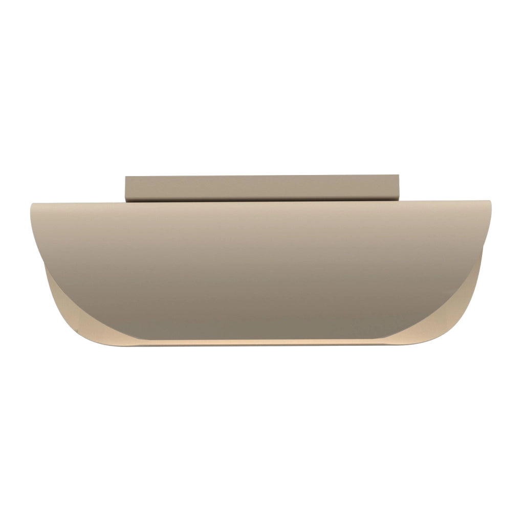 Applique Barbos beige 2xG9 metallo a rullo Luminex