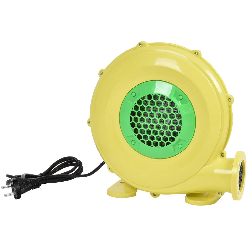 Ventilatore elettrico per castello gonfiabile 35 x 23 x 23 cm stabile e leggero plastica PP gialla 20_0019427