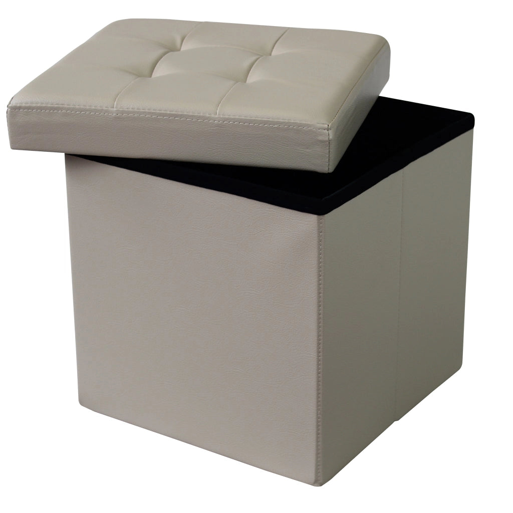 Pouf contenitore in similpelle - MADDOX