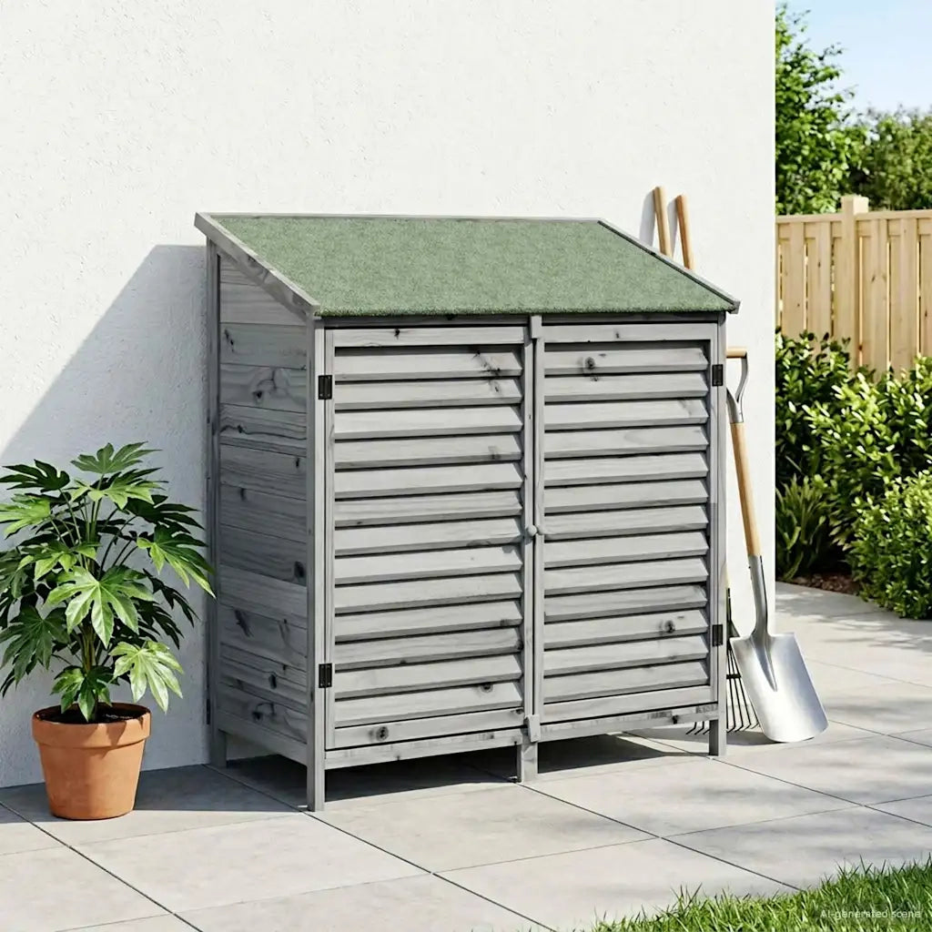 Capanno da Giardino Grigio 106 x 56 x 113,5 cm CFW3175889