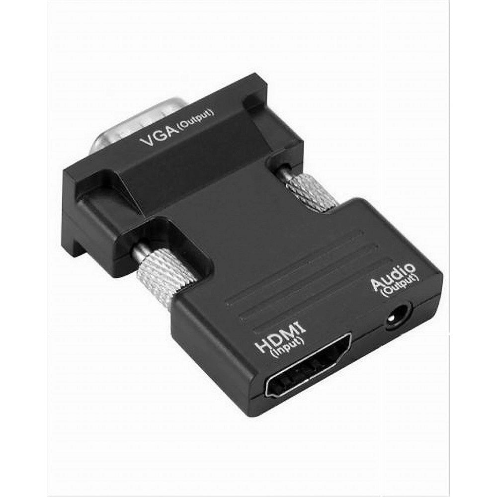 Trade Shop - Adattatore Convertitore Video Audio Hdmi A Vga Proiettore Lettore Dvd Tv Chd-avga -
