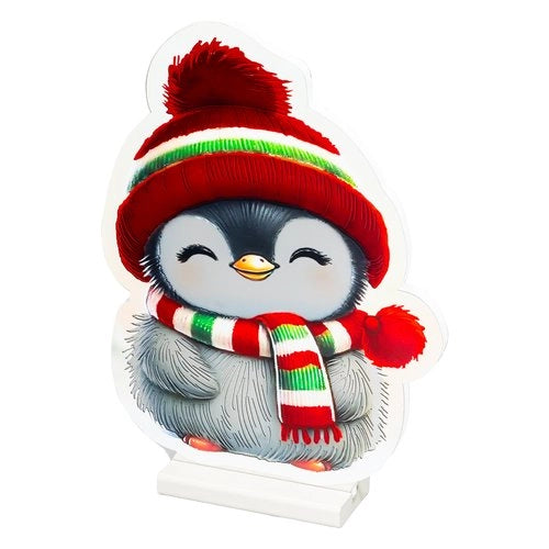 Decorazione luminosa natale kaemingk 487899 pinguino