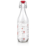 MAURY'S CORAZON BOTTIGLIA IN VETRO DA 1 LT H30 CM