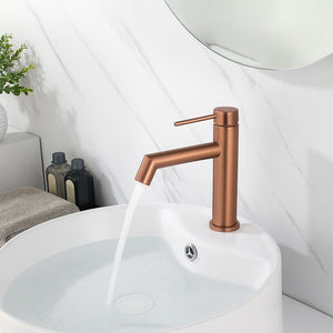 Rubinetto Da Lavabo Rea Foss Brush Copper Low