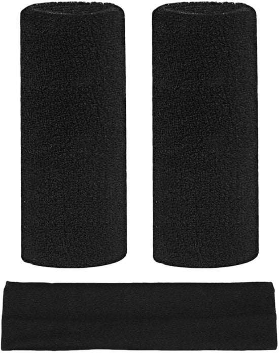 Accessori sportivi - Bracciali - Assorbenti di sudore - Antiscivolo - 1 pezzo/1 coppia