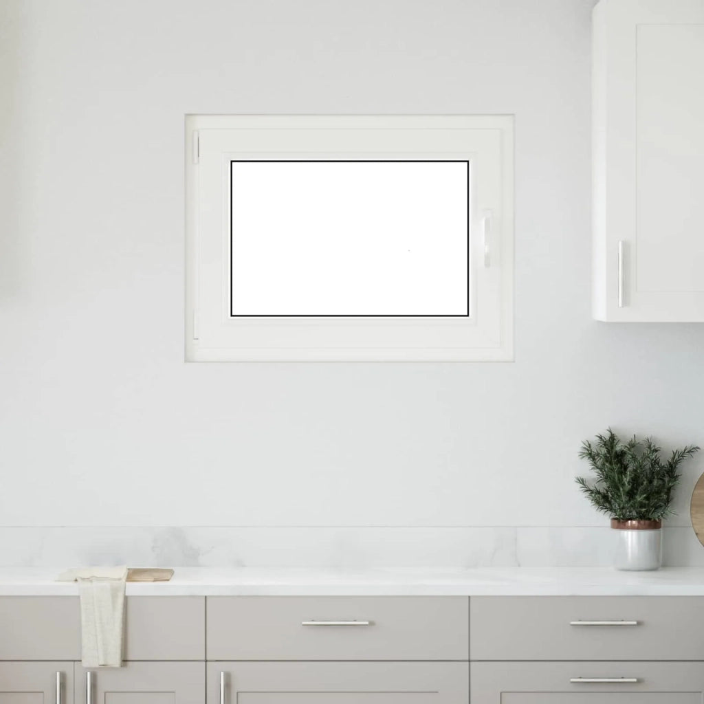 Finestra per Soffitta RISOR 80 x 60 cm PVC e Vetro Bianco CFW2291717