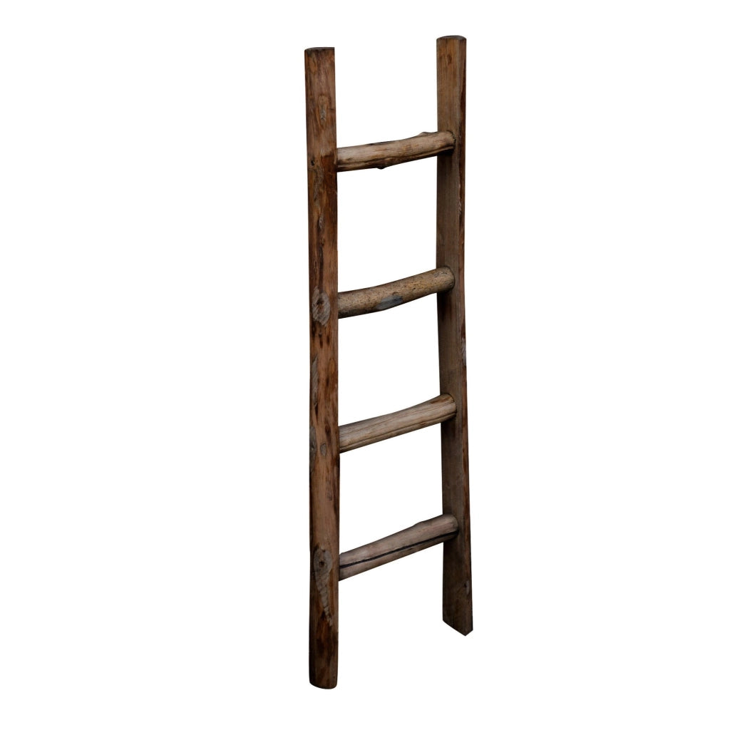 Biscottini Scala in legno finitura naturale anticata L29xPR6xH100 cm dimensioni Riproduce