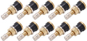 TR501 Acciaio a Viti 10 Pezzi TR501 Acciaio a Viti per Pneumatici Tubolari di Camion, Alta Resistenza e Fori in Gomma di 0,625 Pollici, Pneumatico Duraturo in Acciaio, Opzioni di Colore Disponibili