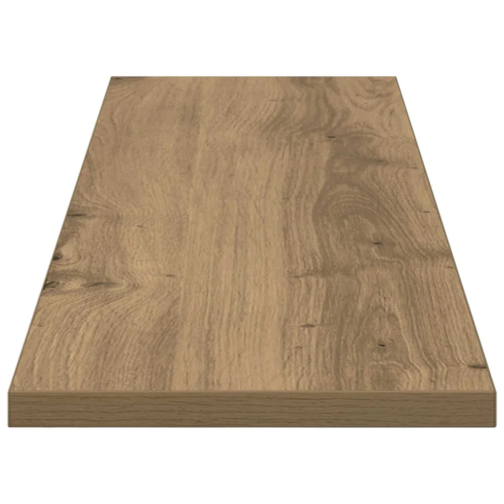 vidaXL Scaffale 4 pcs Marrone 80 x 20 x 1.5 cm Legno multistrato