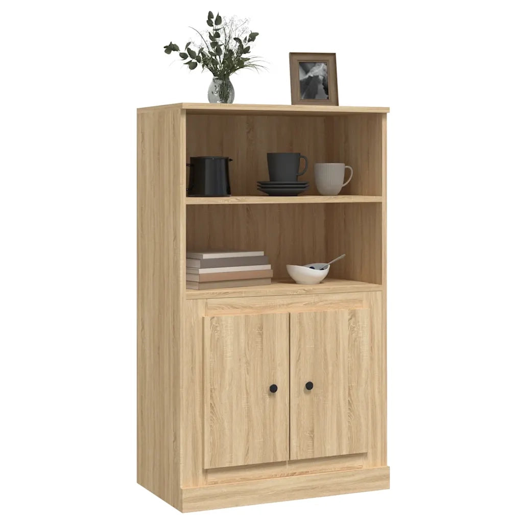 Credenza Rovere Sonoma 60x35,5x103,5 cm in Legno Multistrato 816315