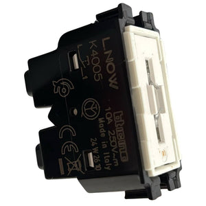 Bticino living now k4005 pulsante unipolare illuminabile 10a 250v