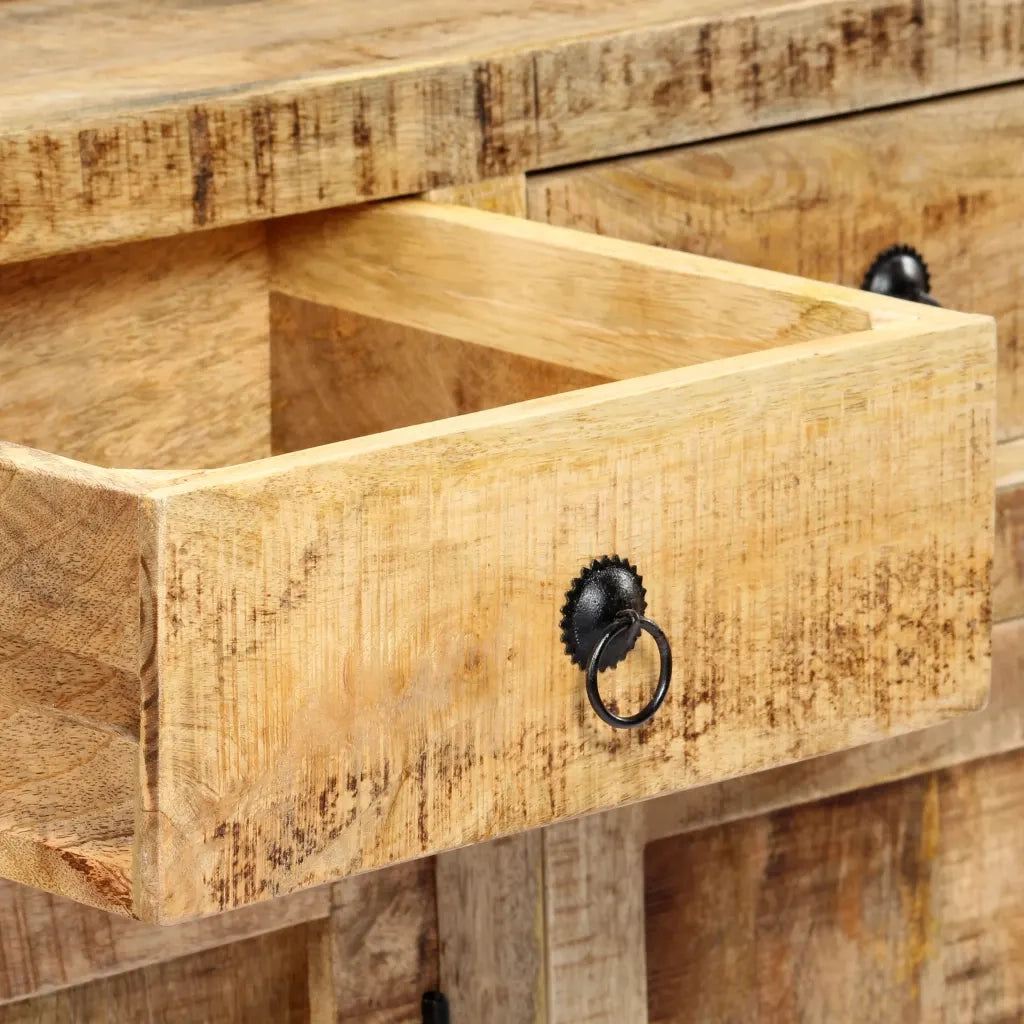 Credenza 120x35x76 cm in Legno Massello di Mango  cod mxl 59777