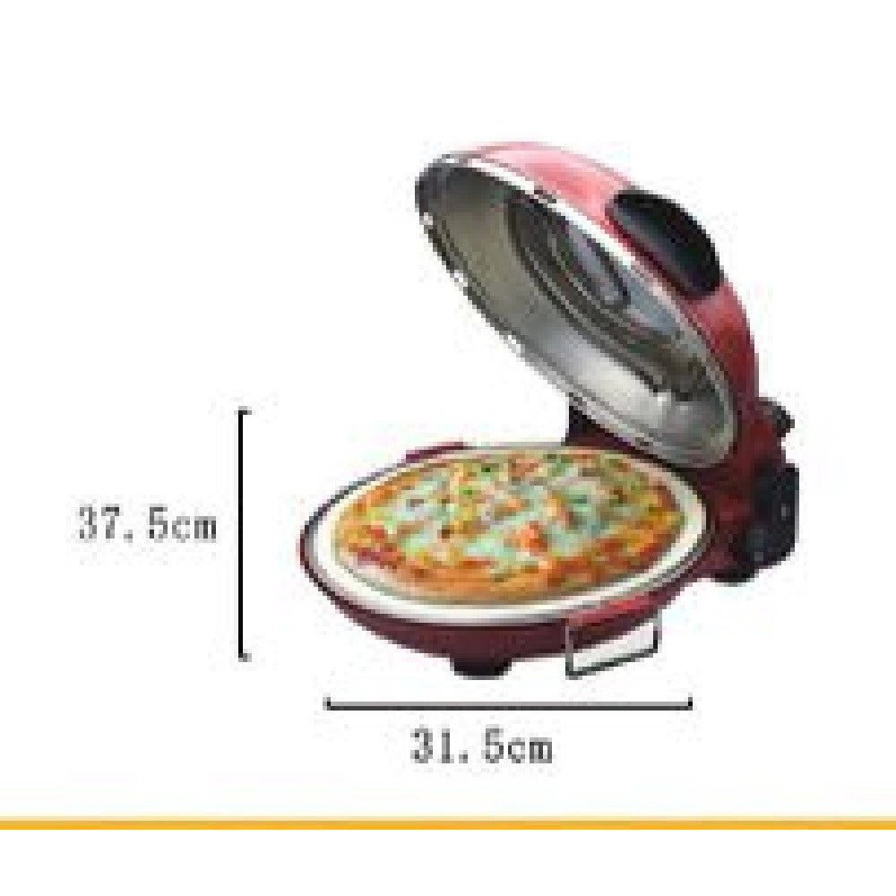 Trade Shop - Macchina Per Pizza Elettrico 1200watt Fornetto Doppio Riscaldamento Casa Tx-9569 -