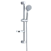 Fortunato saliscendi doccia ottone cromato 65 cm 5 getti anticalcare